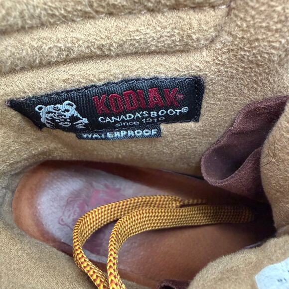 Kodiak Surrey II Waterproof Hiking Slip Resistant Barn Boot Brown Leather 8.5 - Picture 7 of 8